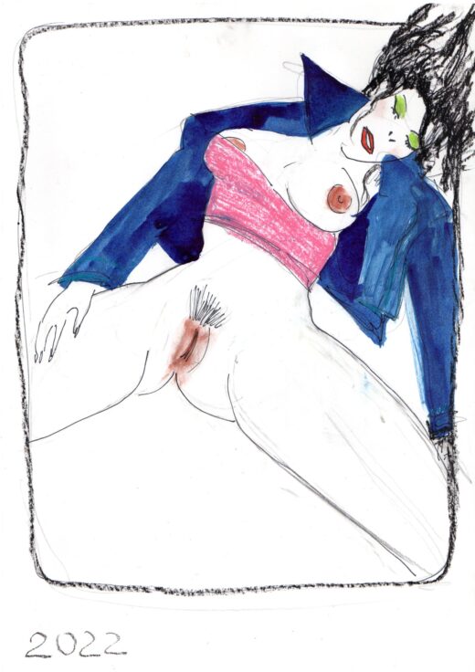 Violence, erotic artist and model Militsa Clifford