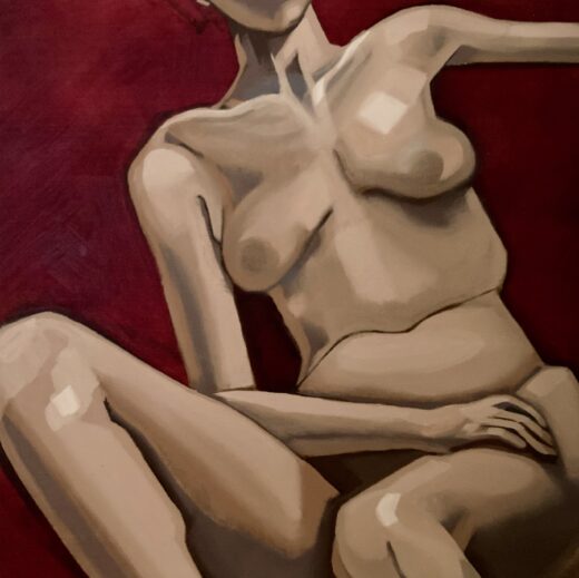 Model Study Red 3 by Tarja Laine